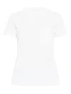 Max Mara Papaia Cotton T-shirt Chest Pocket In White