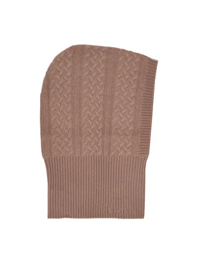 Max Mara Cappello Berretto In Pink