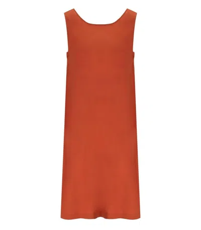Max Mara Campale Brick Red Dress