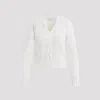 Max Mara White Cashmere Cancan Sweater In Crema
