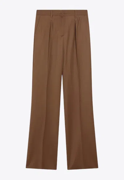 MAX MARA CANES WOOL GABARDINE PANTS