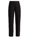 Max Mara Black Triacetate Blend Trousers In Black
