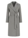 Max Mara Canneti Studio Coat In Gray