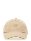 Max Mara "canticle" Baseball Cap In Neutral