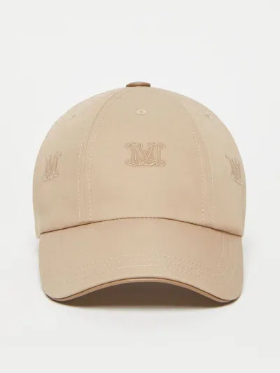 MAX MARA MAX MARA CANTICO HAT-CAP OCRE