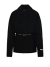 Max Mara Cantore Bomber Jacket In Black