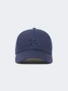 Max Mara Canvas Baseball Cap In Blue
