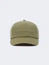 Max Mara Canvas Baseball Cap In Green