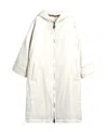 Max Mara Canvas Parker Coat In White