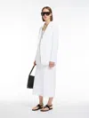 Max Mara Canvas Vest Dress In White