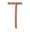 Max Mara Canvas Wide Belt In Brown