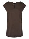 Max Mara Sleeveless Tunic Top
