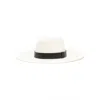 Max Mara Rodesia Straw Panama Hat In White