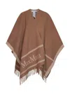 Max Mara Cape In Brown