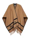 Max Mara Cape In Camel