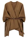 Max Mara Cape In Camel