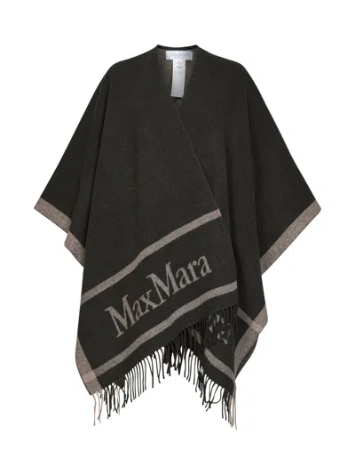 Max Mara Cape In Green