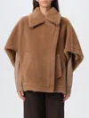 Max Mara Cape  Woman Color Camel In Brown