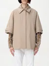 Max Mara Cape Woman Natural In Natural
