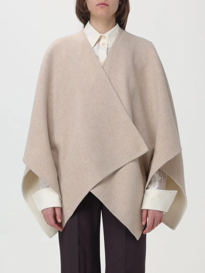 Max Mara Cape  Woman Color Sand