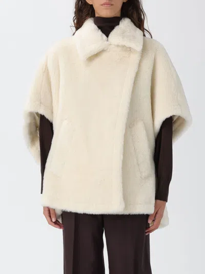 Max Mara Cape  Woman Color White