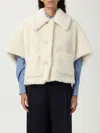 Max Mara Cape  Woman Color White In White