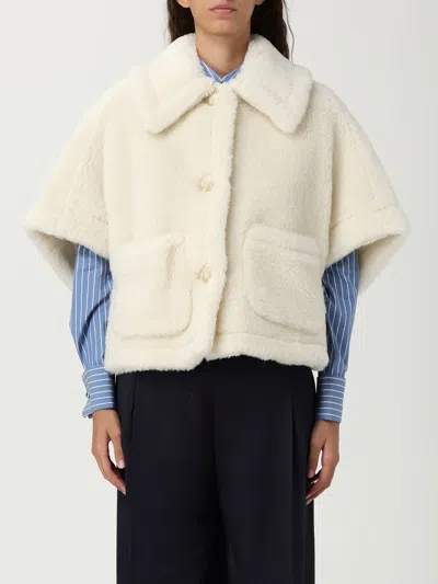 Max Mara Cape  Woman Color White