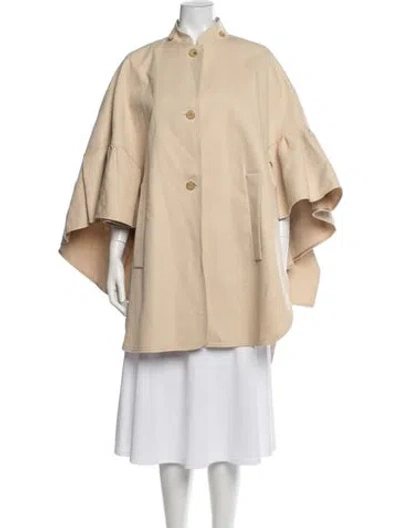Pre-owned Max Mara Cape In Neutrals