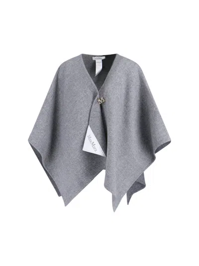 Max Mara Cape Serra In Gray