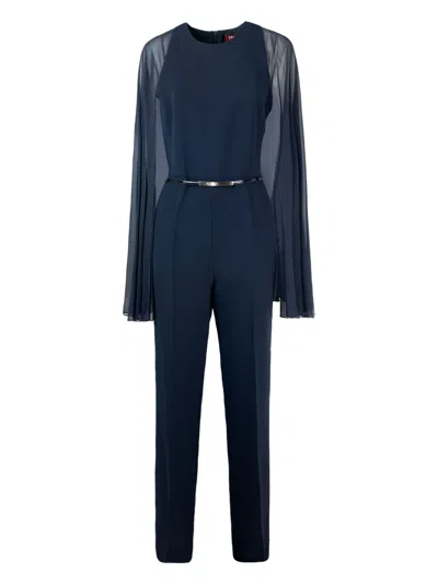 Max Mara Cape-sleeve Jumpsuit