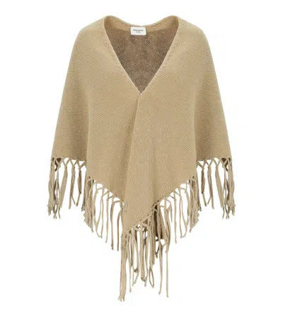 Max Mara Cape Tornado Beige  Weekend In Brown