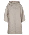 Max Mara Cape With Jacquard Logo
