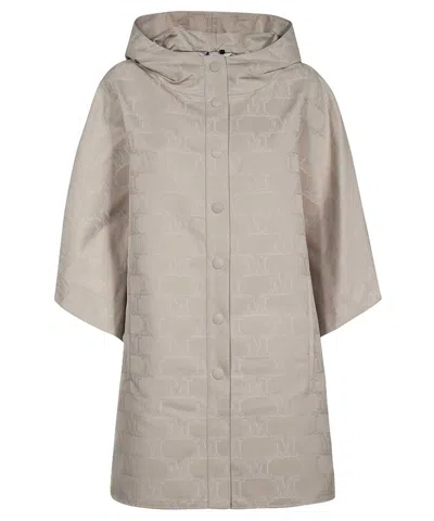 Max Mara Cape With Jacquard Logo