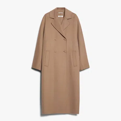 Max Mara Capi Wool Coat In Yellow