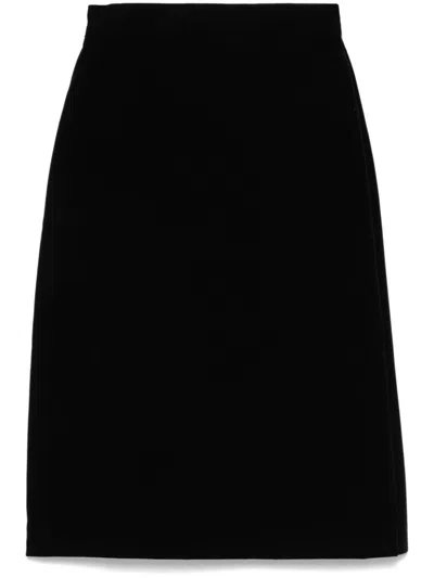 Max Mara Capo Midirock In Black  