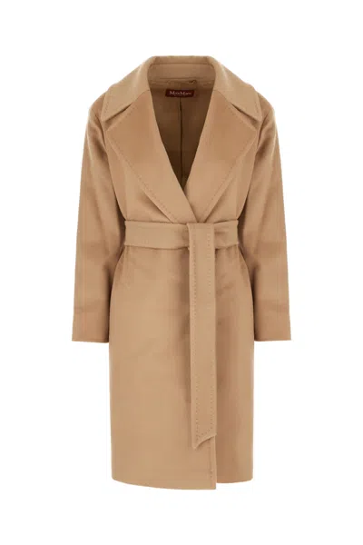 MAX MARA BEIGE WOOL COAT