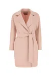 Max Mara Msttenore Wool-cashmere Midi Vestaglia Coat Coats Rose In Pink