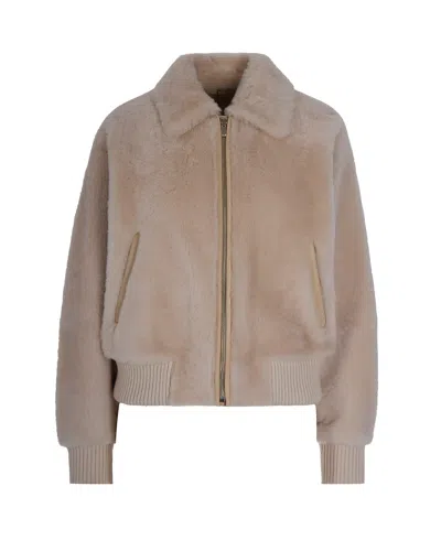 Max Mara Cappotto Aloa Beige In Multi