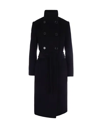 MAX MARA BLACK AREZZO COAT