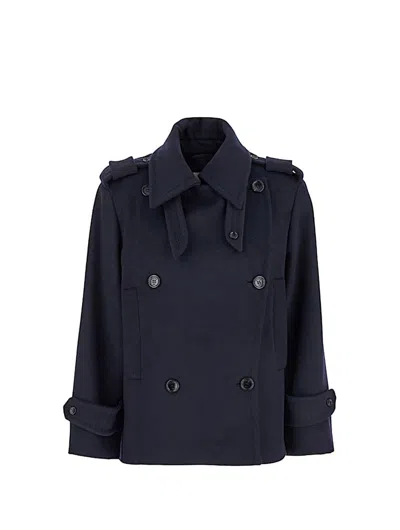 Max Mara Cappotto In Blue