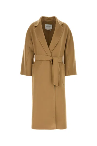 Max Mara Cappotto Ludmilla In Cashmere Biscotto  Donna