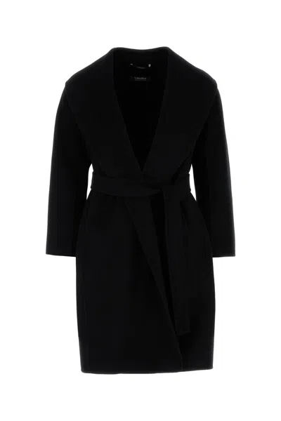 MAX MARA CAPPOTTO MESSI IN LANA NERA  DONNA