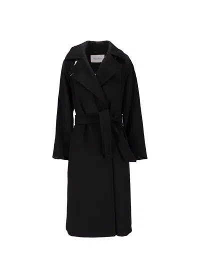 Max Mara Cappotto In Black