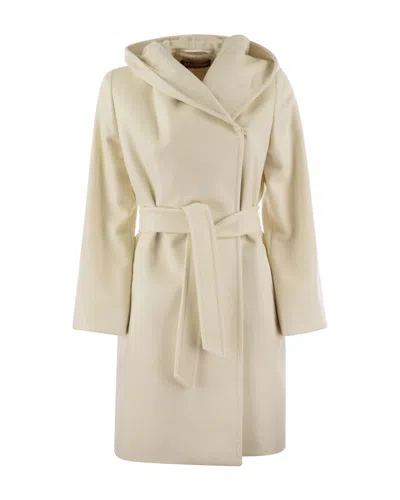 MAX MARA WHITE NEWMANG COAT