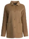 Max Mara Cappotto "tacco" In Cammello In Brown