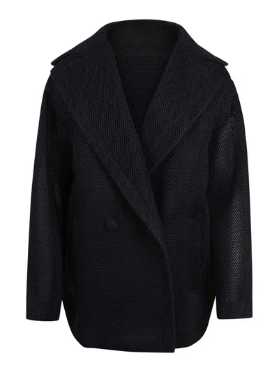Max Mara Cappotto Teddy Bear Diorama In Black