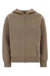 Max Mara Cappuccino Stretch Wool Blend Kurt Sweatshirt In Brown
