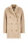 Max Mara Cappuccino Wool And Cashmere Coat