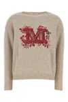 Max Mara Crew Neck Wool Blend Quota Sweater