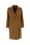 Max Mara Ardenne Coat From The Atelier Line In Cammellounito